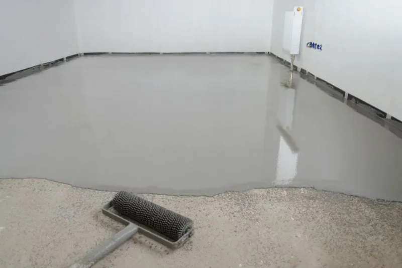 Concrete overlay and topping finish applied to a Wollongong warehouse floor